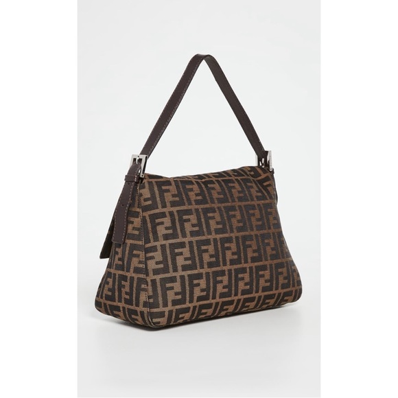 FENDI MAMA FOREVER ZUCCA CANVAS SHOULDER BAG BUM BAG EUC - Picture 11 of 12